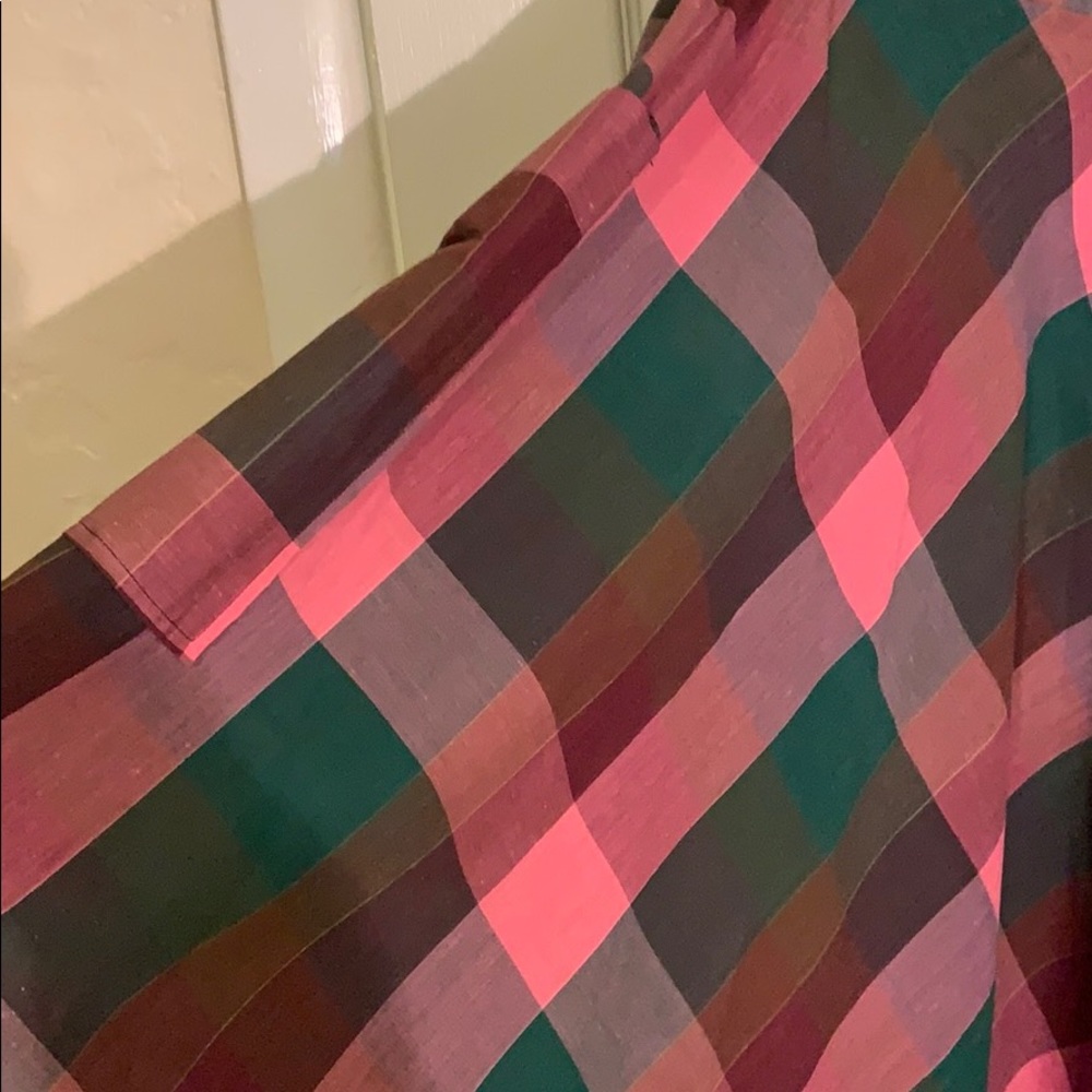 Vintage Plaid Summer Dress with Pockets - Picture 4 of 7